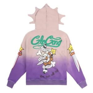 Death And Glory Full Zip Hoodie Purple