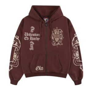 Ed Hardy x Glo Gang Glo Dagger Full Zip Hoodie