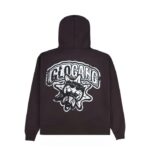 Glo Gang Distressed Logo Glo Zip Up Hoodie