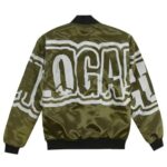 Glo Gang Oversized Font Logo Bomber Jacket