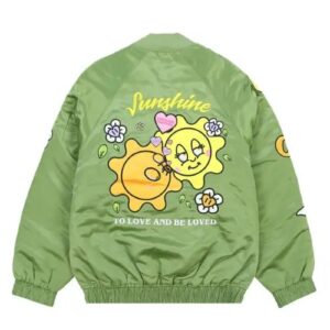 Glo Gang Satin Bomber Jacket