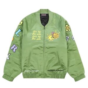 Glo Gang Satin Bomber Jacket