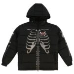 Glo Gang Skeleton Puffer Jacket