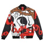 Glo Gang Skull Bomber Jacket