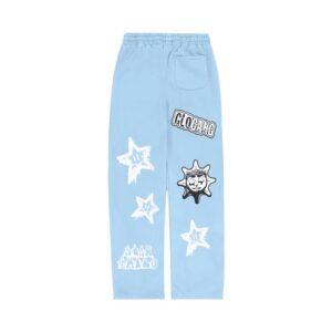 Glo Gang Star Child Straight Leg Sweatpant Blue