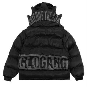 Glocler Flare Collar Puffer Jacket