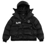 Glocler Flare Collar Puffer Jacket