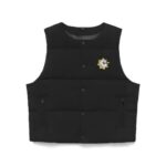 Malbon x Gloryboyz Puffer Black Vest