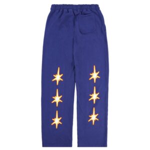 Glo Galaxy Straight Leg Sweatpants Vintage Blue