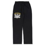 Gangs Dont Die Bones Straight Leg Sweatpants Heather Grey